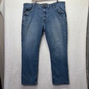ARIAT Mens Rebar M4 Relaxed Boot Jeans 46x34 Blue Denim